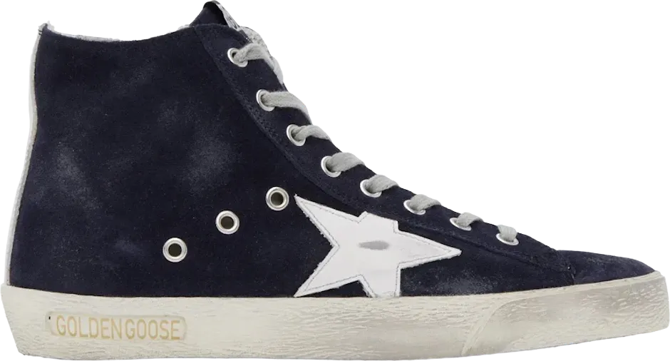 Golden Goose Francy Suede Night Blue White (US 11)